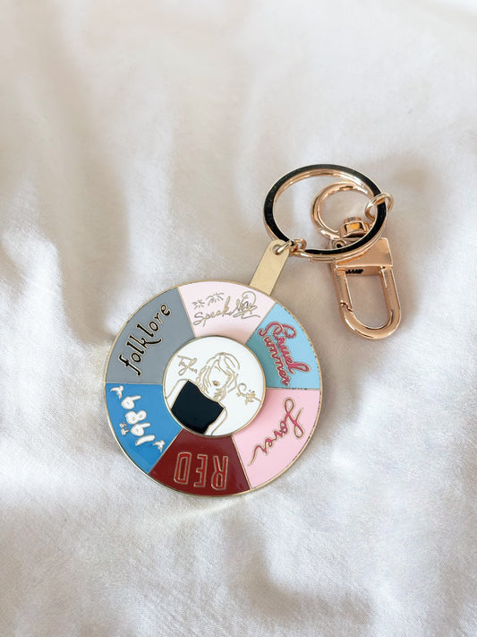 Rotating Taylor Swift Eras Keychain